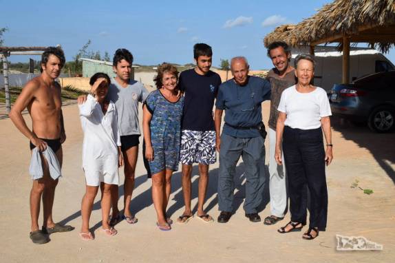 Hora da despedida no hotel em Fortim, litotal cearense, começando a se arrumar para viajar até o aeroporto de Fortaleza